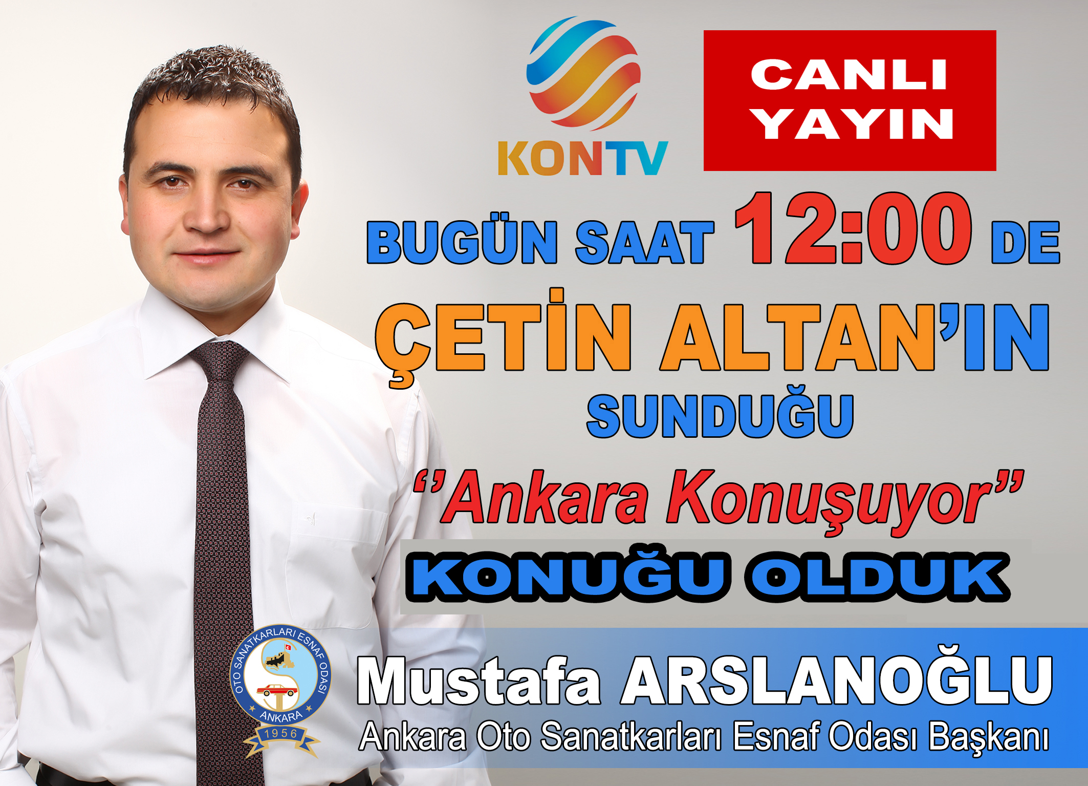 KON TV ÇETİN ALTAN'IN CANLI YAYIN KONUĞU OLDUK