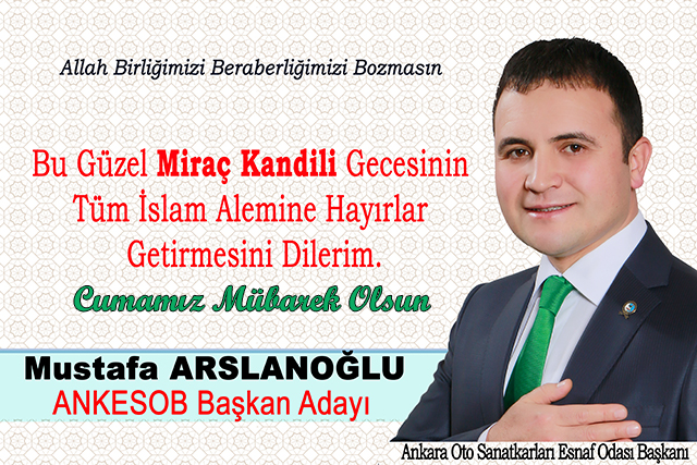 Miraç Kandilimiz ve Cumamız Mübarek Olsun