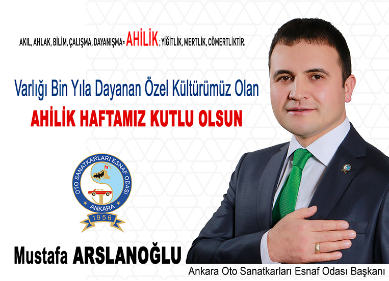 AHİLİK HAFTAMIZ KUTLU OLSUN