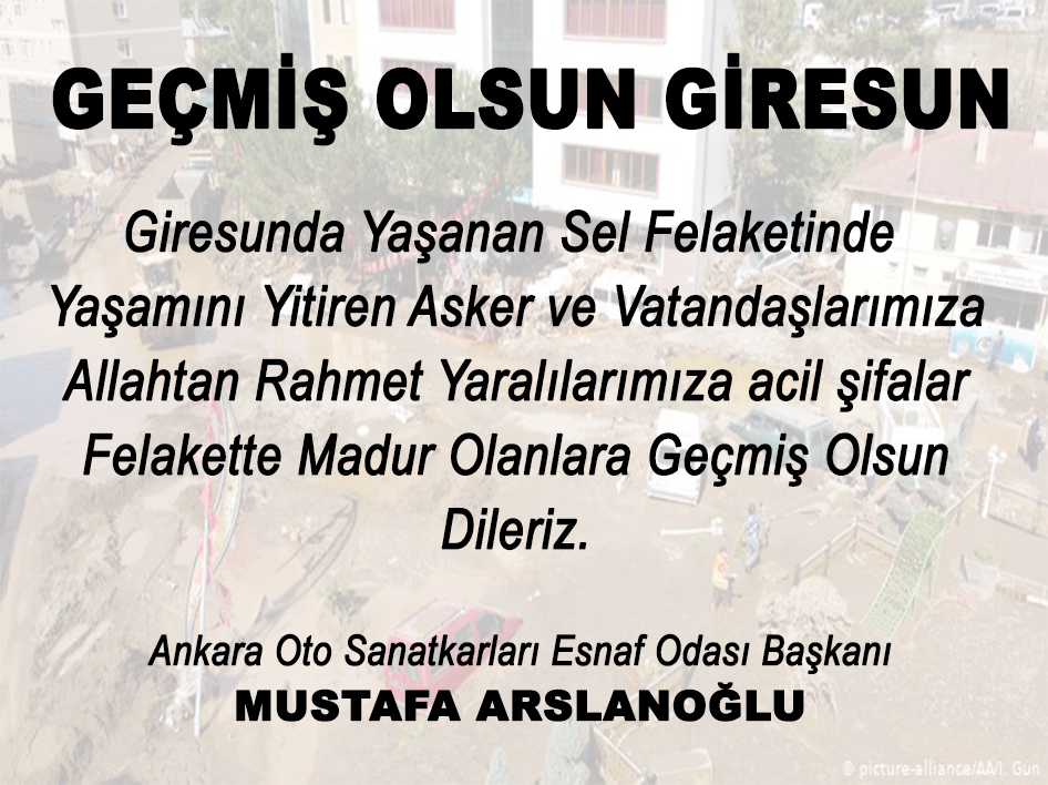 GEÇMİŞ OLSUN GİRESUN