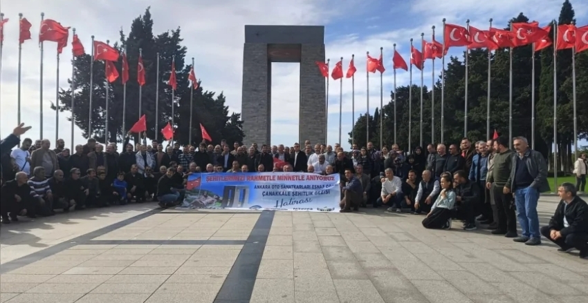 Ankara Oto Sanatkarları'ndan Anlamlı Çanakkale Gezisi